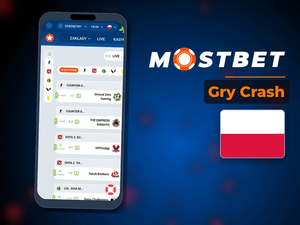 Mostbet - Gry Crash