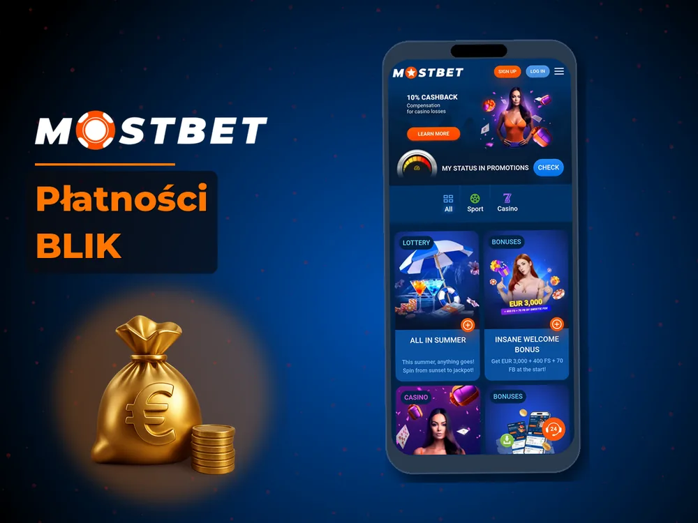 Mostbet - Płatności BLIK