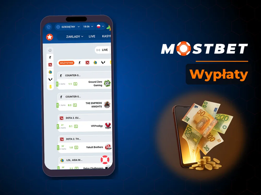 Mostbet - Wypłaty