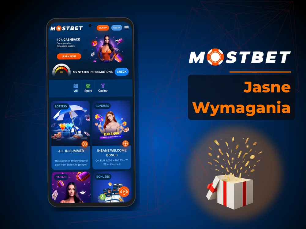 Mostbet - Jasne Wymagania